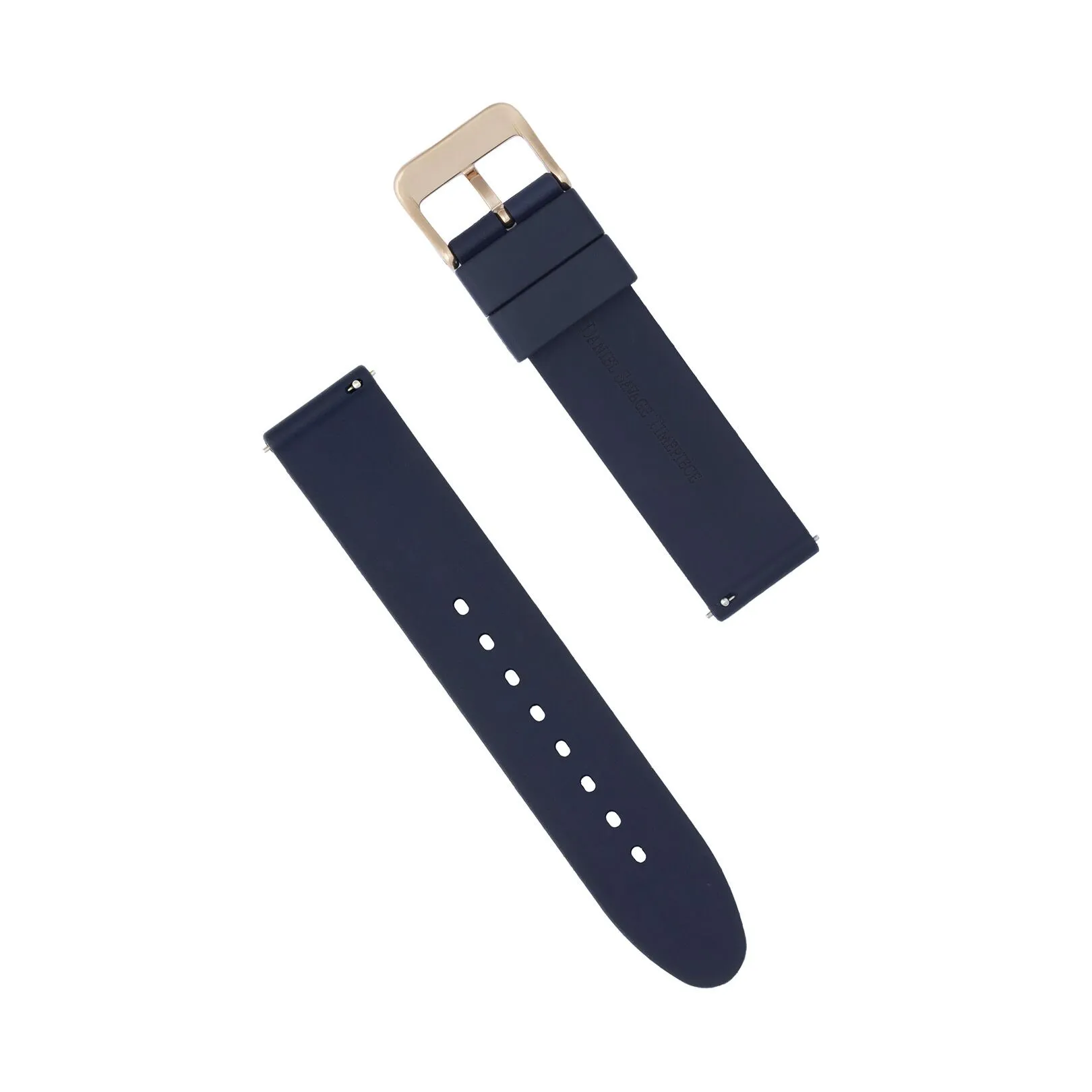 Rose Denim Rubber 40.8mm Strap