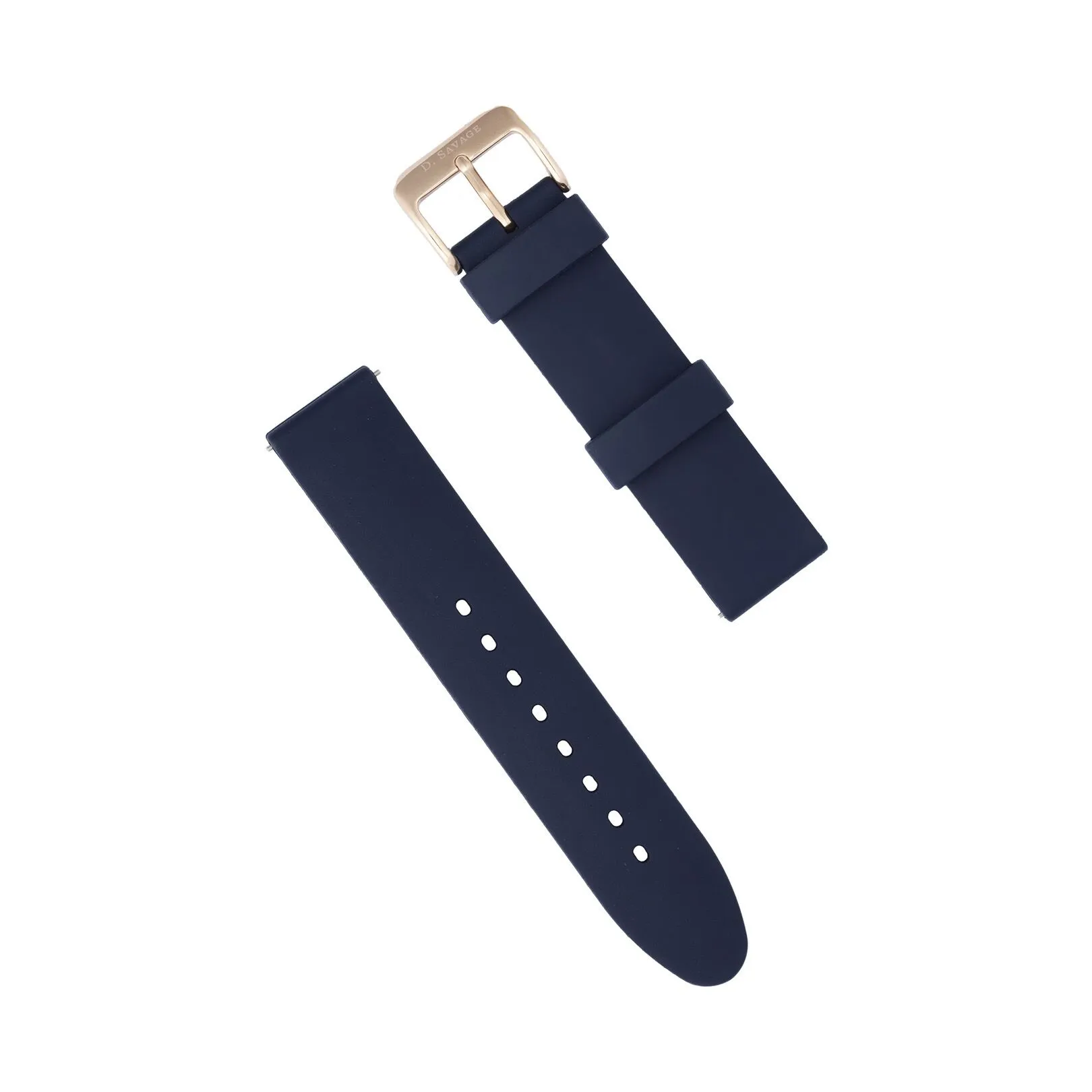 Rose Denim Rubber 40.8mm Strap