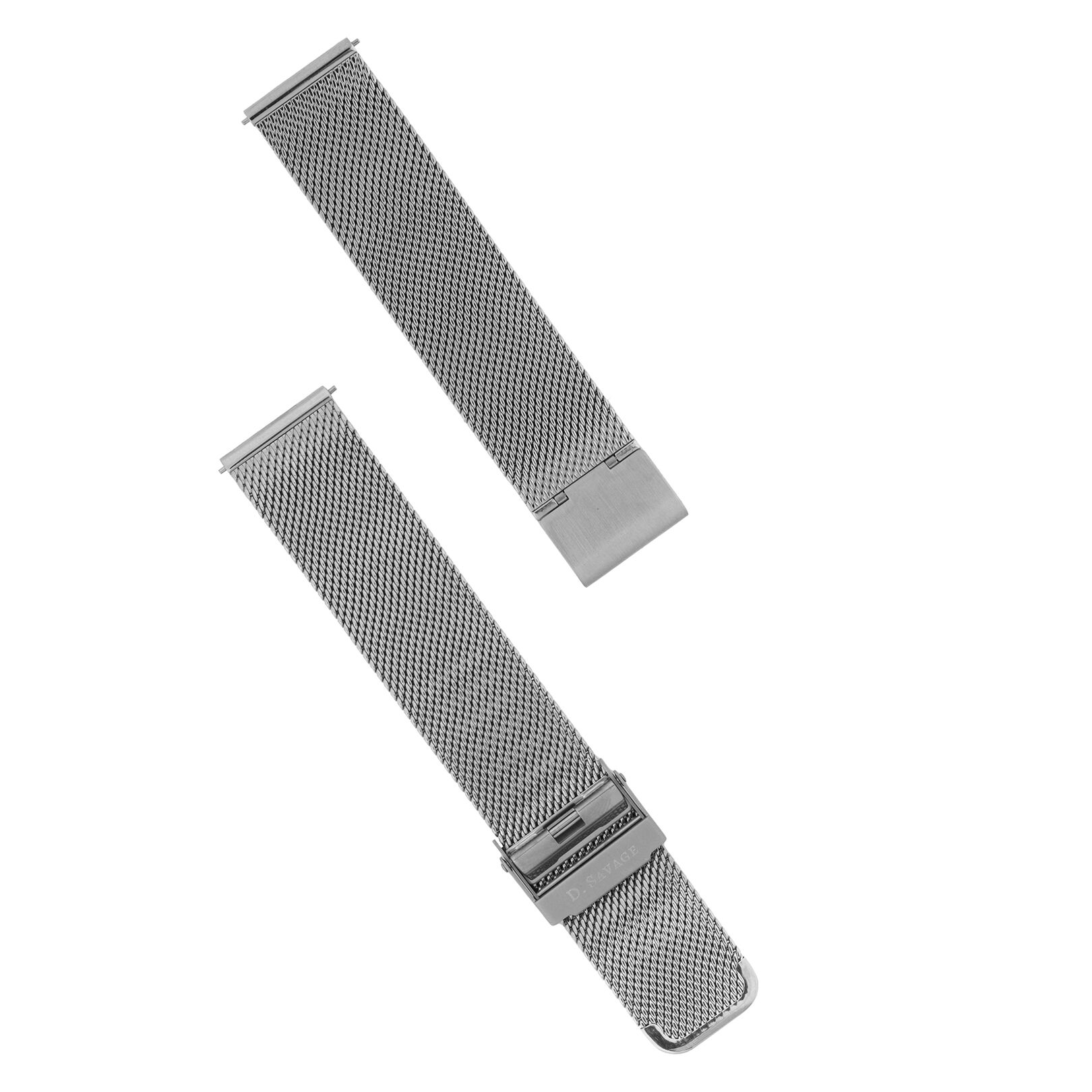 Silver Mesh 40.8mm Strap