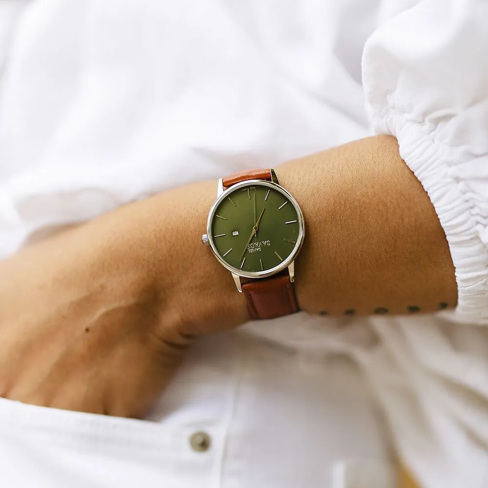 mens watch silver strap