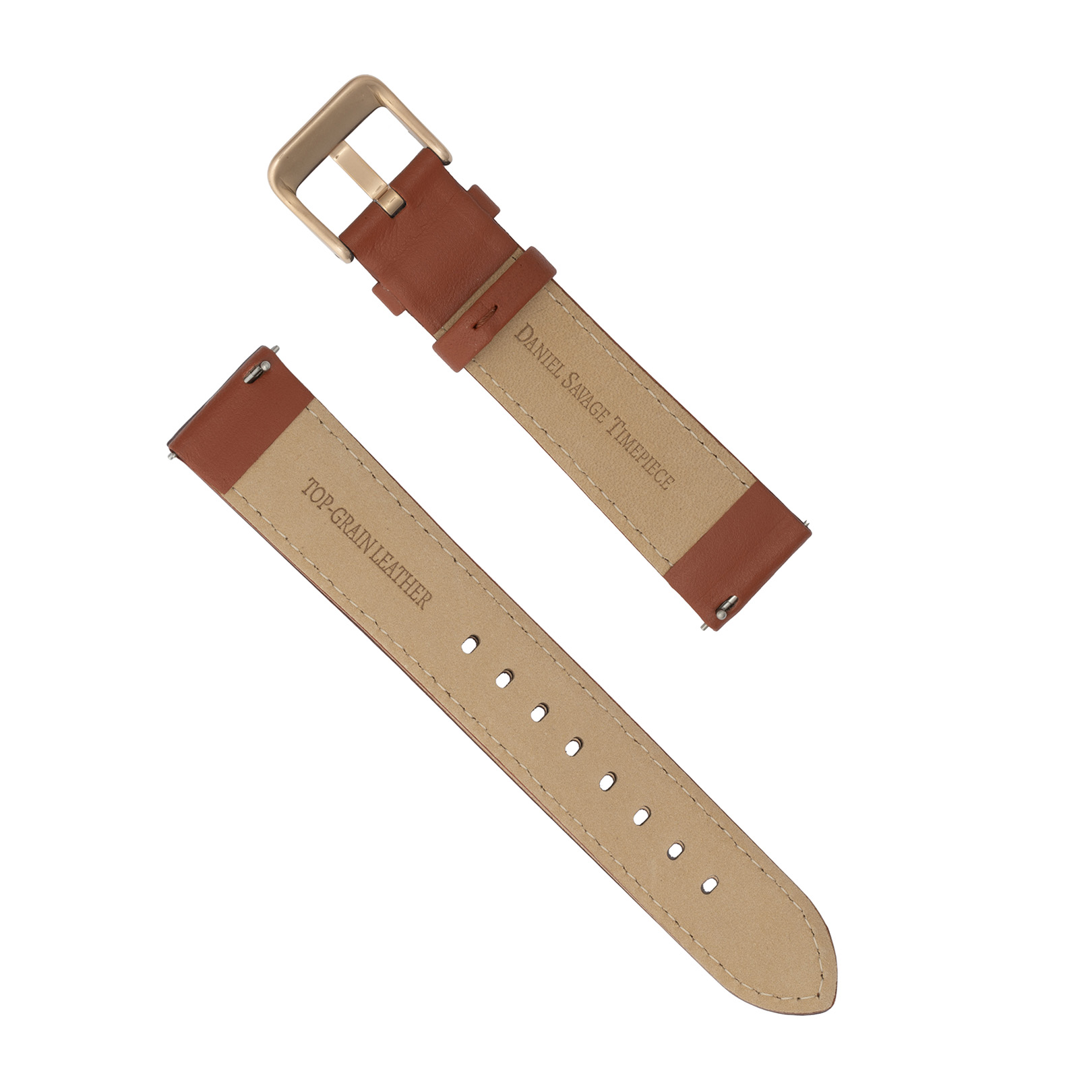 Rose Maple Leather 36mm Strap